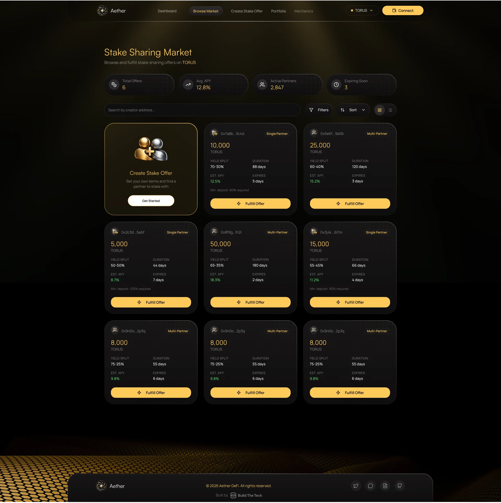 Aether Grid View